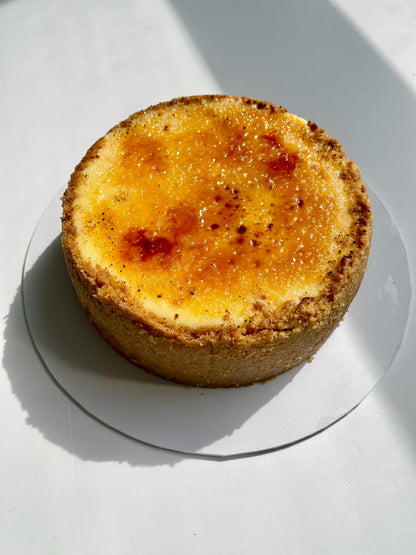 Brûléed Baked  Cheesecake