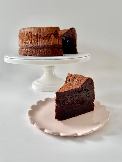 Twice Baked 70% Dark Chocolate Flourless Cake